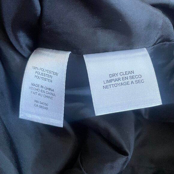 Jones New York Black Asymmetrical Drape Dress - Picture 6 of 6